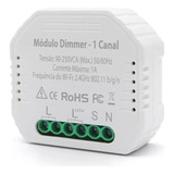 Geonav Hisbdm Módulo Dimmer Automação Residencial 1 Canal Para Iluminação Cor Branco