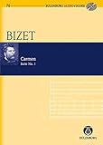 Georges Bizet   Carmen Suite  No  1  Eulenburg Audio Score Study Score  Book CD
