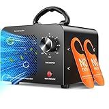 Gerador De Ozônio 48-000 Mg- Remoção De Odor De Máquina De Ozônio Comercial- Desodorizador Purificador De Ar Ionizador De O3 De Alta Capacidade- Mini Portátil Para Carro- Casa- Fumaça- Animais De