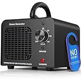 Gerador De Ozônio 60-000 Mg-h- Máquina De Ozônio Industrial-doméstica- Remoção De Odor Para áreas De 6-000 Metros Quadrados- Eliminador De Odor De Alta Capacidade Para Carros- Cômodos- Fumaça- Animais