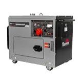 gerador diesel toyama trifasico cabinado ready partida eletrica tdg7000se3dxp
