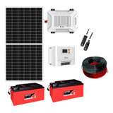 Gerador Fotovoltaico Off Grid Para Bomba Até 3 4 Cv 220v