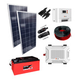 Gerador Fotovoltaico Off Grid Para Tv E Lâmpadas 220v