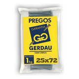 Gerdau prego Polido Com Cabeça 25x72 1kg