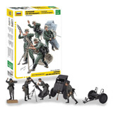 German 120mm Mortar W Trailer E Crew 1 35 Kit Zvezda 3583