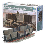 German Railway Gondola  high Sides    1 35   Trumpeter 01517