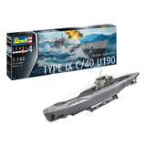 German Submarine Type Ix C 40 U190 1 144 Kit Revell 05167