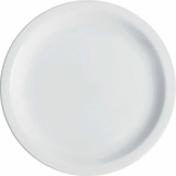 Germer Kit 50 Prato Playo Raso Jantar Iguaçu Refeição Porcelana