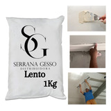 Gesso Em Pó Lento 1kg Ouro Fino