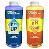 GH General Hydroponics PH Para Cima E PH Para Baixo- Kit Combo De 1 Litro Regulador De água