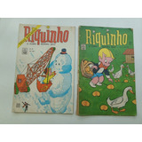 Gibi Riquinho N 41 E 50 Ed Rio Grafica Com Furo E Carimbo