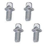 Gibraltar Parafuso De Chave Com Junta Em U De 6 Mm Para Rack De Bateria SC 0129 Pacote Com 4