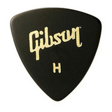 Gibson 1/2 Grosa De Palhetas Celulóide Pesadas Aprgg73h Cor Preto