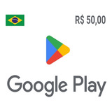 Gift Card Google Play R  50 Reais