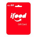 Gift Card Ifood 25 Reais Cartão Presente