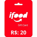 Gift Card Ifood R 20 Cartão Digital   Envio Imediato