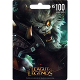 Gift Card League Of Legends R 100 00 Br Brasil