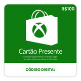 Gift Card Microsoft Xbox Live 100