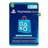 Gift Card Playstation Cartao Psn Br R 200 Reais