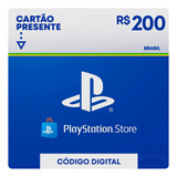 Gift Card Playstation Cartao Psn Br R 200 Reais