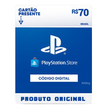 Gift Card Playstation Store 70 Reais Psn Plus Ps4 Ps5   100 