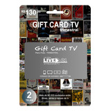 Gift Card Tv Filmes Séries Canais Plano Prata Trimestral