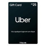 Gift Card Uber 25 Reais Desconto