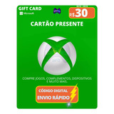 Gift Card Xbox Cartão Presente Microsoft