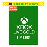 Gift Card Xbox Live Gold 3