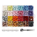 Gift Kit De Vedação De Cera 600pcs Grânulos De Lacre Com