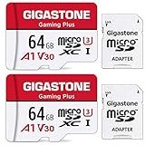 Gigastone Cartão Micro SD De 64 GB Gaming Plus Compatível Com Nintendo Switch 90 MB S Gravação De Vídeo Full HD Micro SDHC UHS I A1 Classe 10