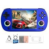GiipGoop RG40XX H Consoles De Jogos Portáteis Retrô Console De Jogos Portátil Sistema Linux De 64 Bits Tela IPS De 4 Polegadas Cortex A53 Suporta WiFi Bluetooth HD Saída De TV Azul