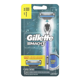 Gillette Aparelho De Barbear Mach3 Acqua Grip Com 2 Cargas