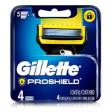 Gillette Fusion Proshield Com 4 Cartuchos