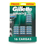 Gillette Mach3 Carga Para Aparelho 16