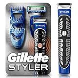 Gillette Styler Barbeador Eletrico 3 Em 1 Barbeia Apara E Faz O Cotorno Da Barba Barbeador Corporal 1 Kit