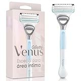 Gillette Venus Especial Para Área Íntima Aparelho De Depilação Recarregável Com Barra Anti-irritação- Depilação Femenina íntima