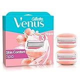 Gillette Venus Skin Comfort Spa Carga Para Aparelho De Depilação Com Barras Umectantes E Óleos Botânicos- 2 Uds