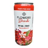 Gin Dry Tônica Toque De Melancia Flowers Gin Lata 269ml