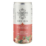 Gin Dry Tônica Toque De Morango Flowers Lata 269ml