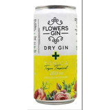 Gin Dry Tônica Toque Tropical Flowers Lata 269ml