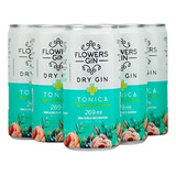 Gin Tônica Flowers Limão Lata 270ml pack C 6 Unidades 