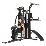 Ginásio Polivalente Dsrshop Fitness 150kg Estofamento Preto