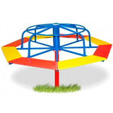 Gira gira Carrossel Playground De Ferro Parquinho Infantil
