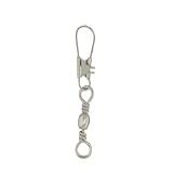 Girador Com Snap BSS Nickel N 5 Caixa 100pçs Marine Sports