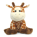 Girafa De Pelúcia Safari 25cm Decoração Infantil