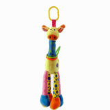 Girafa Mordedor Chocalho Pelucia 36 Cm