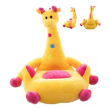 Girafa Pelúcia Fofinha Puff Decoração Infantil Luxo