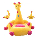 Girafa Pelúcia Fofinha Puff Infantil Bebe Decoração