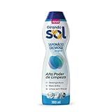 Girando Sol Saponáceo Cremoso Original 300G Higienizador Detergente Cremoso Perfumado Azul Alto Poder De Limpeza Mais Brilho Sem Riscar